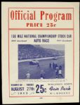1953-66 Milwaukee Mile Race Program & Indianapolis 500 Program  (Lot of 6)