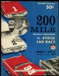 1953-66 Milwaukee Mile Race Program & Indianapolis 500 Program  (Lot of 6)