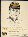 1953-66 Milwaukee Mile Race Program & Indianapolis 500 Program  (Lot of 6)