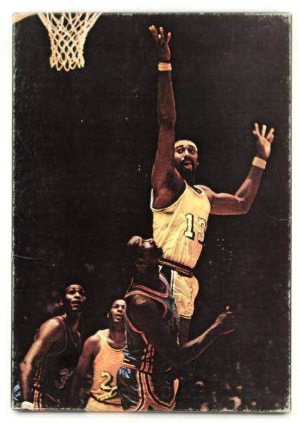 1970s Wilt Chamberlain Los Angeles 13" x 19" Professional Photo Display