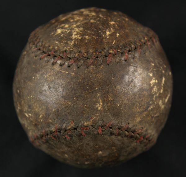 1920s Borchert Field Game Used Baseball - Milwaukee Brewers (MEARS LOA)