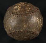 1920s Borchert Field Game Used Baseball - Milwaukee Brewers (MEARS LOA)