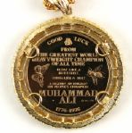1976 Muhammad Ali Heavyweight Champion Medallion Necklace - Personally Gifted by Ali to Entourage Members
