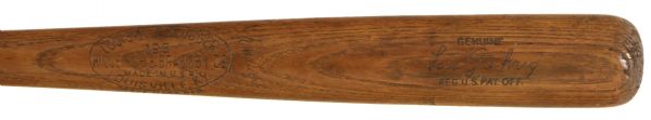 1943-49 Lou Gehrig New York Yankees Post Career (Death) H&B Louisville Slugger Professional Model Game Bat (MEARS Authentic)