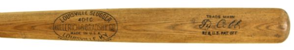 1921-30 Ty Cobb Detroit Tigers H&B Louisville Slugger Store Model Bat (Excellent Condition)