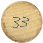 1986 Kevin Seitzer Kansas City Royals Autographed Louisville Slugger Professional Model Game Used Bat First Season (MEARS A6)