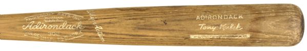 1961-63 Tony Kubek New York Yankees Adirondack Professional Model Team Index Bat (MEARS Authentic)