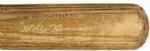 1961 Solly Hemus St. Louis Cardinals Adirondack Professional Model Team Index Bat (MEARS Authentic)