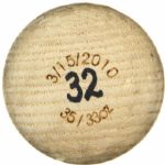 2010 Josh Hamilton Texas Rangers Louisville Slugger Professional Model Game Used Bat MVP Season (MEARS A9)