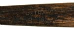 1923-30 Bob Meusel New York Yankees Zinn Beck Extra Special Professional Model Game Used Bat (MEARS Authentic) Stormy Hayes Sidewritten