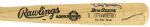 1988 Darryl Strawberry New York Mets Autographed NLCS Rawlings Professional Model Game Used Bat (MEARS A10)