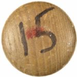 1982 Darrel Porter St. Louis Cardinals Autographed Louisville Slugger Professional Model Game Used Bat (MEARS A10)