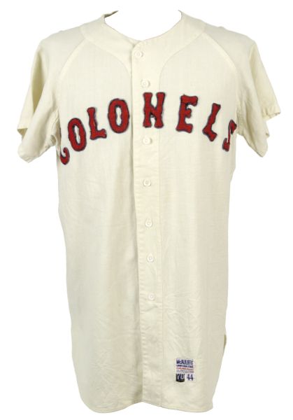 1970 Louisville Colonels Game Worn #34 Flannel Jersey 