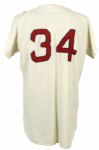 1970 Louisville Colonels Game Worn #34 Flannel Jersey 