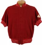 1950s University of Nebraska Game Worn #40 Basketball Warm Up Jacket (MEARS LOA) 