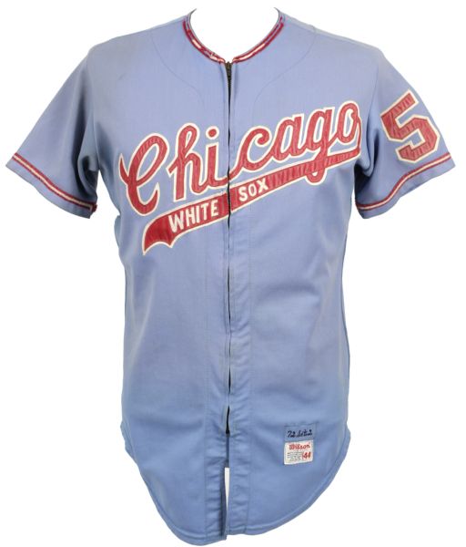 1972 Jim Geddes Chicago White Sox Game Worn Jersey The First Stab At Knit Jerseys (MEARS LOA) 