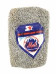 1980s Gary Carter New York Mets Game Worn Signed Wristband (MEARS LOA)