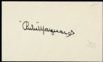 1950s Rube Marquard New York Giants Signed Index Card - JSA
