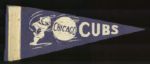 1950s Chicago Cubs Mini Pennant 