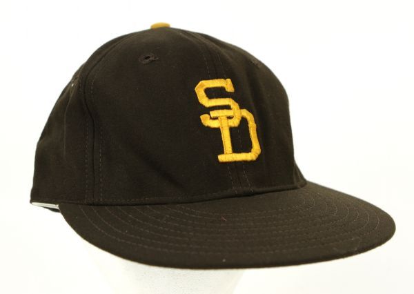 1969-73 circa San Diego Padres Professional Model Game Cap (MEARS LOA) "Inaugural Style"