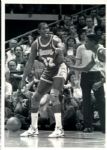 1978-91 Earvin Magic Johnson Los Angeles Lakers MSU "TSN Collection Archives" Original Photos (Sporting News Collection Hologram/MEARS LOA) - Lot of 4