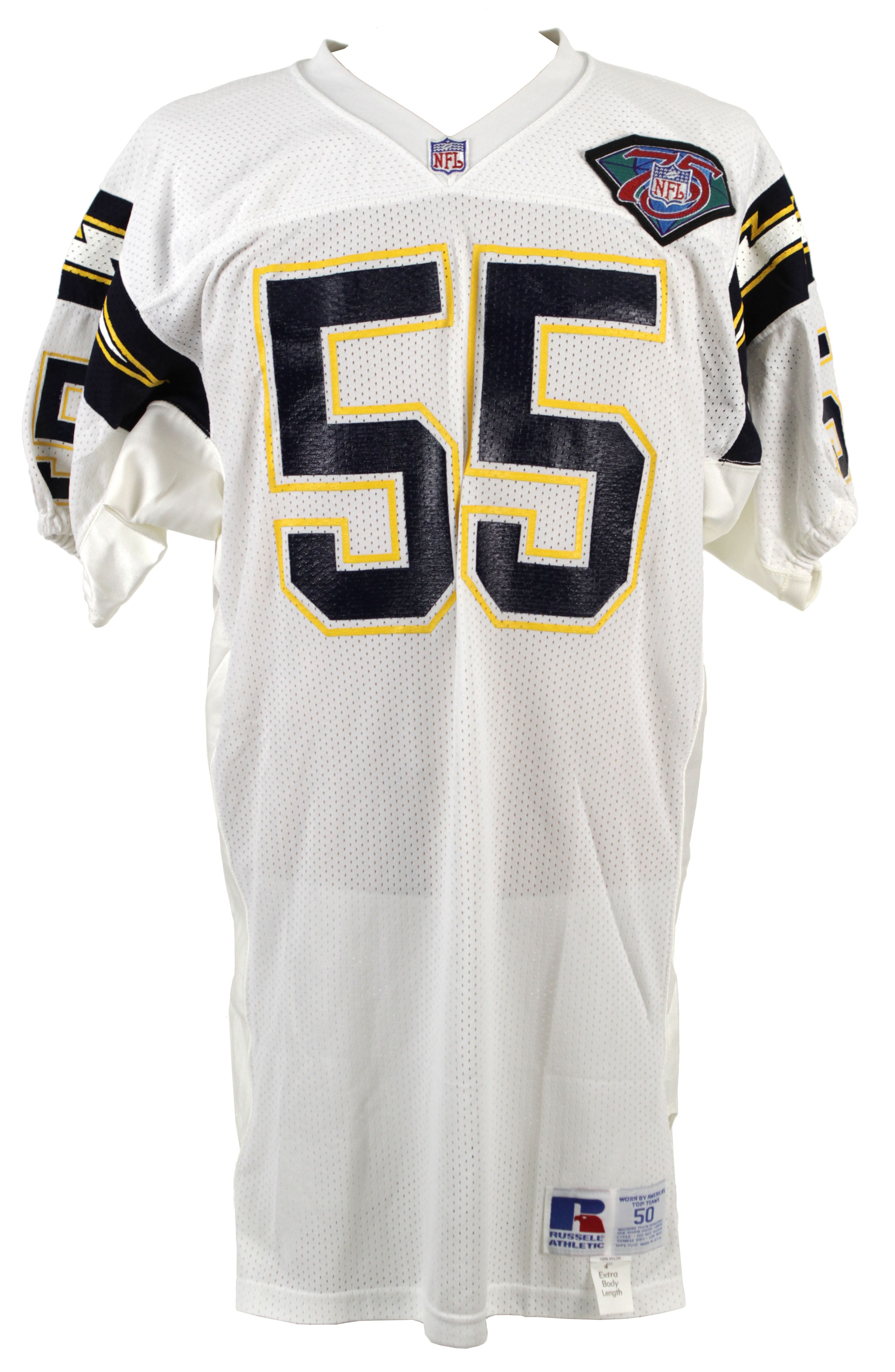 Lot Detail - 1994 Junior Seau San Diego Chargers Game Issued