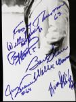 1960s Green Bay Packers Signed 16 x 20 Photo w/Willie Davis Fuzzy Thurston Starr Willie Wood Lionel Aldridge (7 Sigs.) 