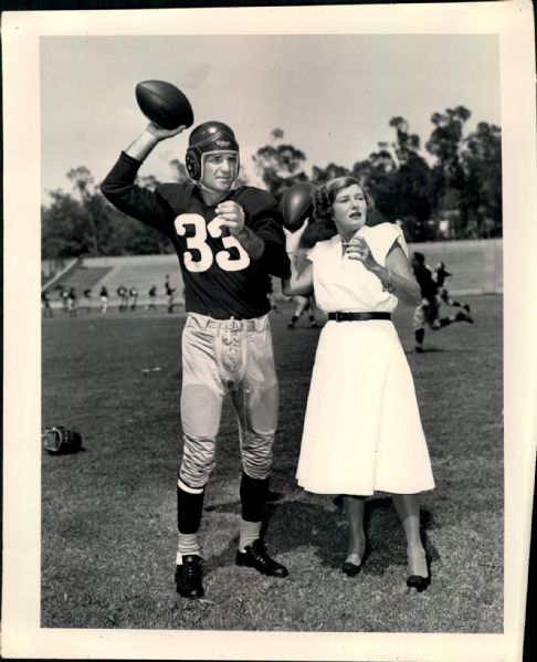1947-52 Slingin Sammy Baugh Washington Redskins "TSN Collection Archives" Original Photos (Sporting News Collection Hologram/MEARS LOA) - Lot of 8