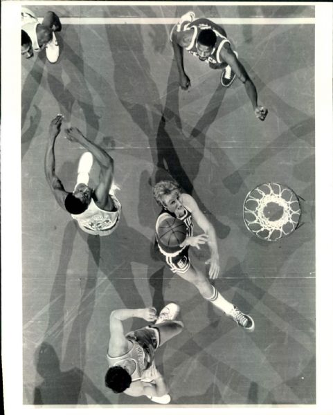1978-91 Larry Bird Boston Celtics Indiana State "TSN Collection Archives" Original Photos (Sporting News Collection Hologram/MEARS LOA) - Lot of 13