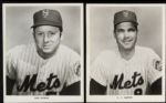 1969 New York Mets 8 x 10 Photo - Sent to Press Corps 14 w/Tug McGraw Tom Seaver Gil Hodges 