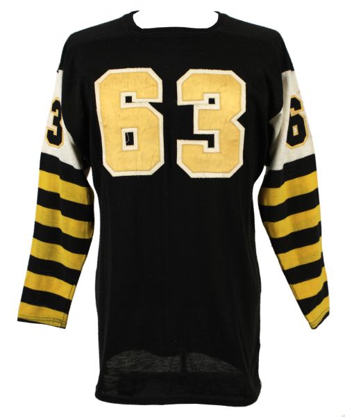 1960s #63 Bumble Bee Style Durene Football Jersey (MEARS LOA) 