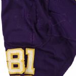 1964-65 Carl Eller Rookie Era Minnesota Vikings Purple People Eater Game Worn Home Jersey (MEARS A9)