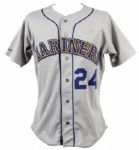 1991 Ken Griffey Jr. Seattle Mariners Game Worn Road Jersey (MEARS LOA) 