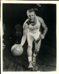 1954-55 Slater Martin Minneapolis Lakers "TSN Collection Archives" Original 8" x 10" Photos (Sporting News Collection Hologram/MEARS LOA) - Lot of 2