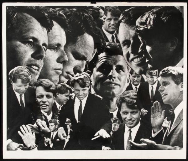 1969 Robert Kennedy Original 13" x 11 1/4" Photo 