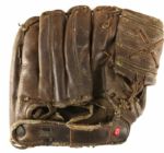 1960s Bobby Richardson New York Yankees Game Used Glove w/Richardson Signed Letter (MEARS LOA)