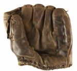1960s Bobby Richardson New York Yankees Game Used Glove w/Richardson Signed Letter (MEARS LOA)