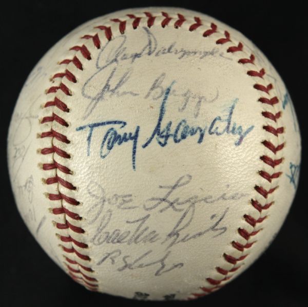 1965 Philadelphia Phillies Team Signed ONL (Giles) Baseball w/24 Sigs. - JSA 