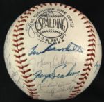 1965 Philadelphia Phillies Team Signed ONL (Giles) Baseball w/24 Sigs. - JSA 