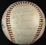 1965 Philadelphia Phillies Team Signed ONL (Giles) Baseball w/24 Sigs. - JSA 