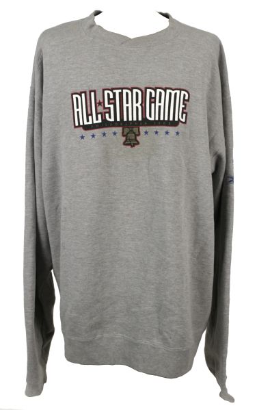 2002 Michael Jordan Chicago Bulls Washington Wizards Final All Star Sweatshirt Worn Wizards Shirt & Personal Socks - Sourced From Personal Friend Amy Hunter w/LOA 