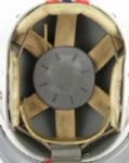 1970s Early New England Patriots Game Worn Suspension Helmet Attributed to Ed Phillpott (MEARS LOA) 