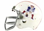 1970s Early New England Patriots Game Worn Suspension Helmet Attributed to Ed Phillpott (MEARS LOA) 