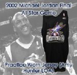 2002 Michael Jordan Chicago Bulls Washington Wizards Final All Star Practice Jersey - w/Photo Match (LOA Amy Hunter/MEARS)