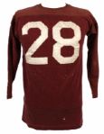 1940s #28 Game Worn Football Durene Jersey