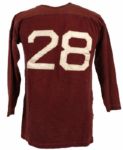 1940s #28 Game Worn Football Durene Jersey