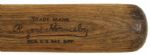 1932 Rogers Hornsby Chicago Cubs H&B Louisville Slugger Professional Model Game Used Bat (MEARS A6.5)