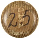 1961-64 Frank Howard Los Angeles Dodgers Autographed Adirondack Professional Model Game Used Bat (MEARS A9)