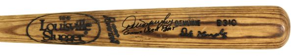 1990 Dale Murphy Atlanta Braves/Philadelphia Phillies Autographed Louisville Slugger Professional Model Game Used Bat (MEARS A9)