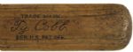 1921-28 Ty Cobb Detroit Tigers Philadelphia Athletics H&B Louisville Slugger Professional Model Game Used Bat (MEARS Auction LOA))